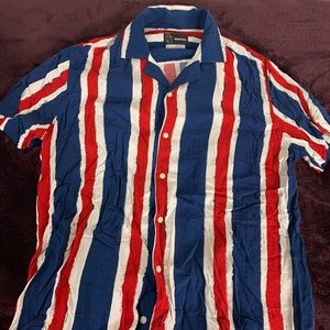 Vintage button down classic collared shirt